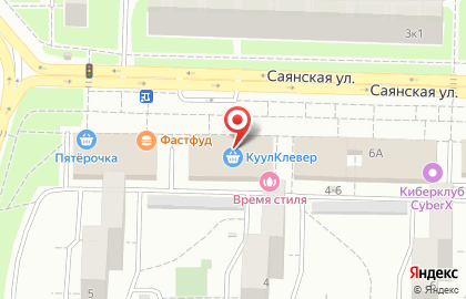 МясновЪ в Новогиреево (ул Саянская) на карте
