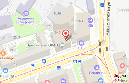 ООО Юпитер на Авиамоторной улице на карте