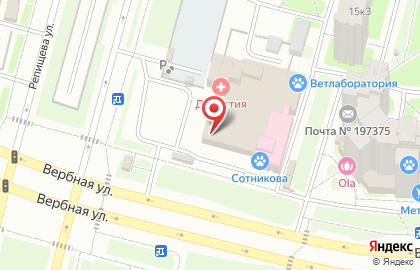Банкомат Райффайзенбанк в Приморском районе на карте