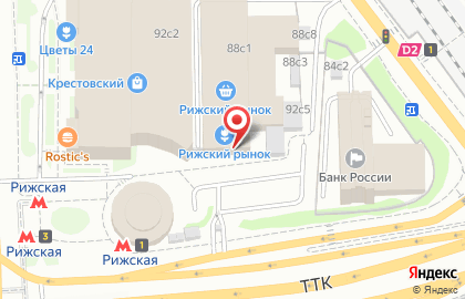 Магазин овощей и фруктов в Москве на карте