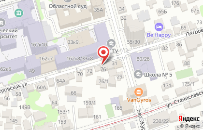 Центр печати на Петровской улице на карте