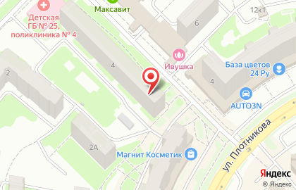 Кафе Орион в Автозаводском районе на карте
