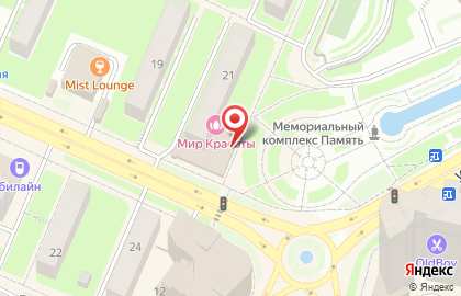Магазин фастфудной продукции на Московском проспекте на карте