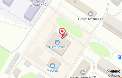 Универсам Пятёрочка на улице Чехова на карте
