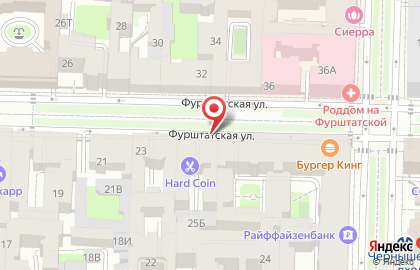 Лаванда на Фурштатской улице на карте