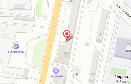 Салон Астра Оптика в Ленинском районе на карте