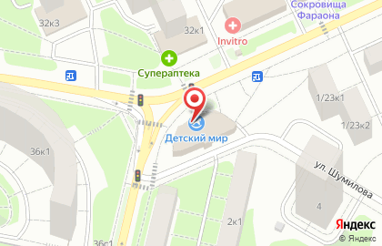 Магазин детских товаров Детский мир на Зеленодольской улице на карте