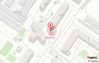 Аптека ЛДЦ Виртус на улице Валерии Гнаровской на карте