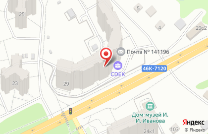 Продуктовый магазин в Москве на карте