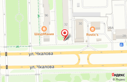Магазин табачной продукции ТАБАК city на ​Чкалова на карте