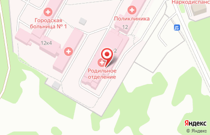 Больница Прокопьевская городская больница на Подольской улице на карте