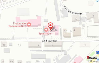 Поликлиника №3 в Челябинске на карте