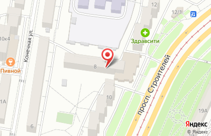ОАО Банкомат, Россельхозбанк на улице Строителей на карте