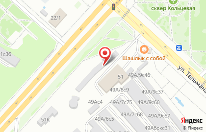 Автостоянка в Красноярске на карте