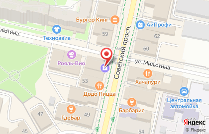 Банк Уралсиб в Вологде на карте