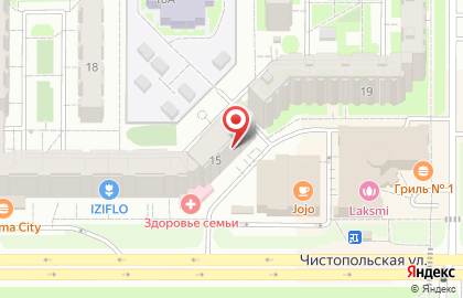 Служба вскрытия замков Домофёнок в Ново-Савиновском районе на карте