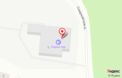 Евростар в Санкт-Петербурге на карте