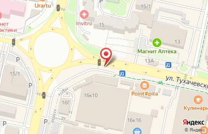 Елизавета на карте