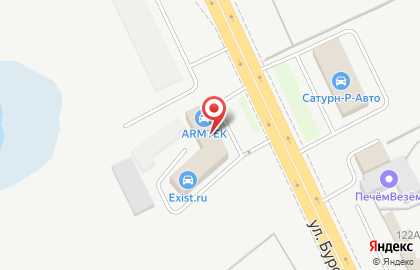 Магазин автозапчастей Exist.ru на улице Бурова-Петрова на карте