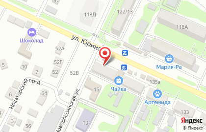 Киоск по продаже фруктов и овощей У нас вкусно на карте