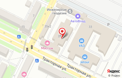 Веб-студия на Тракторной улице на карте