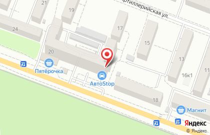 Парикмахерская Ажур в Кировском районе на карте