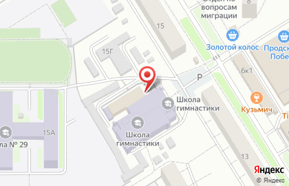 Трикотажная фабрика Нарспи в Чебоксарах на карте