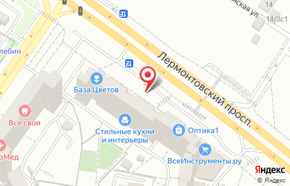 ОАО Банкомат, Альфа-банк на Лермонтовском проспекте на карте