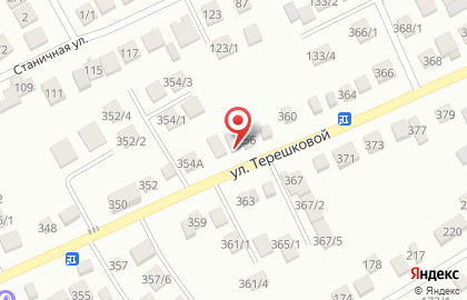 Магазин автомасел на улице Терешковой на карте