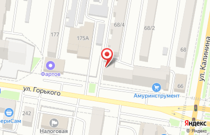 Клуб красоты и здоровья Mirra на улице Горького на карте