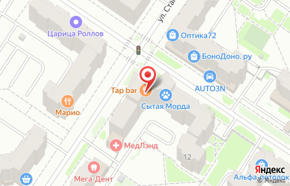 Оптово-розничный магазин Атлант текс на улице Станислава Карнацевича на карте