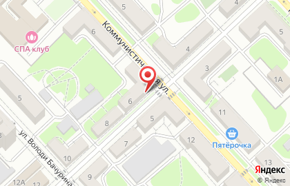 Торгово-производственная компания Интерьер в Октябрьском районе на карте
