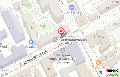 Продуктовый магазин в Перми на карте