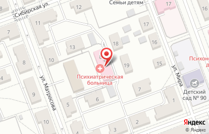 Ангарская областная психиатрическая больница на карте