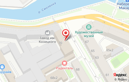 Центр доктора Бубновского на метро Василеостровская на карте
