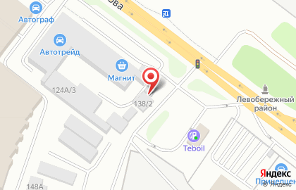 Торговый дом Посад в Левобережном районе на карте