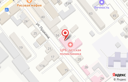 Детская поликлиника, Моршанская центральная районная больница на карте