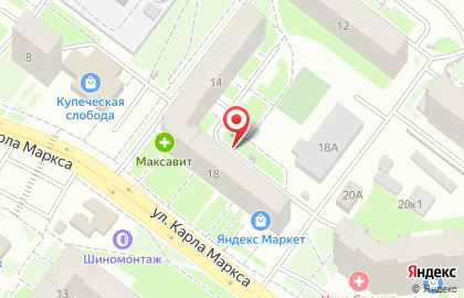 Ладушка на улице Карла Маркса на карте