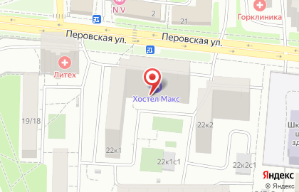 Типография Принт Офис в Перово на карте
