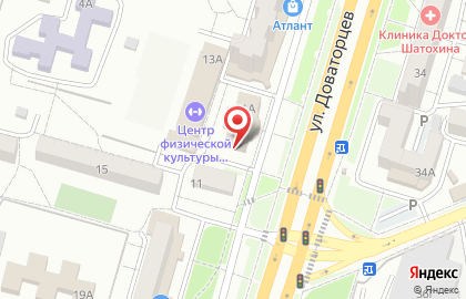 Бухгалтерско-юридический центр Содействие на ​Доваторцев на карте