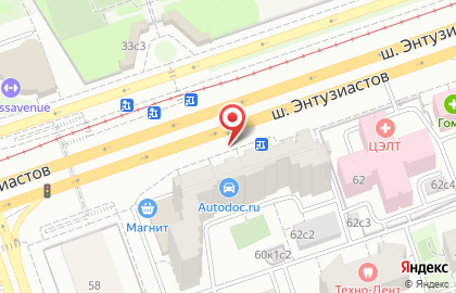 Московский Дом Книги на шоссе Энтузиастов на карте