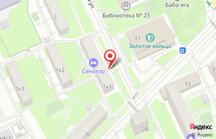 Хостел Сенатор в Тимирязевском районе на карте