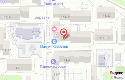 Парикмахерская Анжелика в Центральном районе на карте