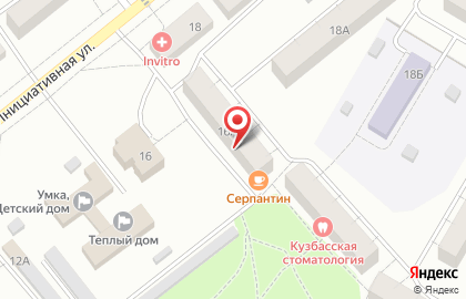 Магазин разливного пива на Инициативной улице на карте