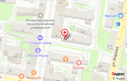 Салон красоты Джулия на Московской улице на карте