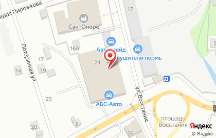 Приволжский филиал Банкомат, АКБ Росбанк на улице Восстания на карте