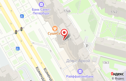 Страховой брокер Страховые решения на Комендантском проспекте на карте