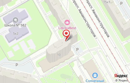 Парикмахерская в Санкт-Петербурге на карте