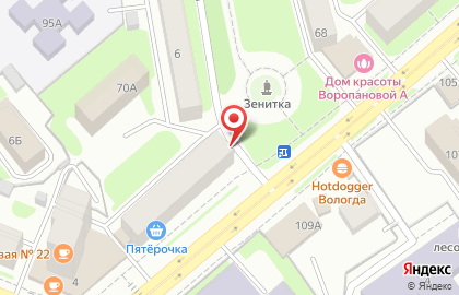 Антикварный салон Старина на Зосимовской улице на карте