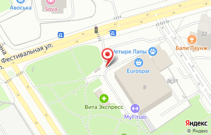 Киоск печатной продукции У метро на Речном вокзале на карте